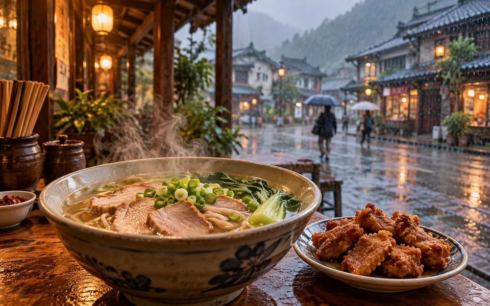 宜蘭下雨怎麼吃？・主題情境圖